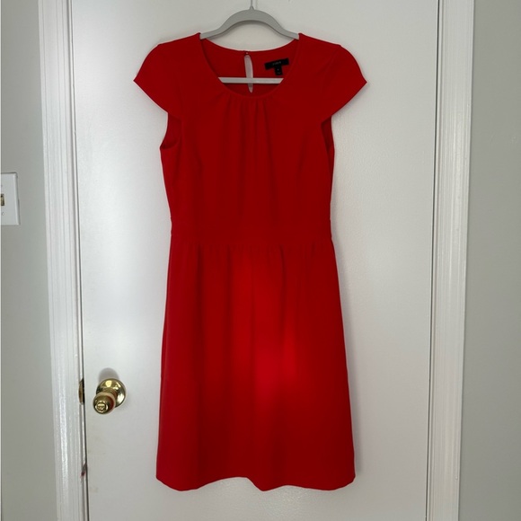 J. Crew Vibrant Red Midi Dress - Picture 7 of 7
